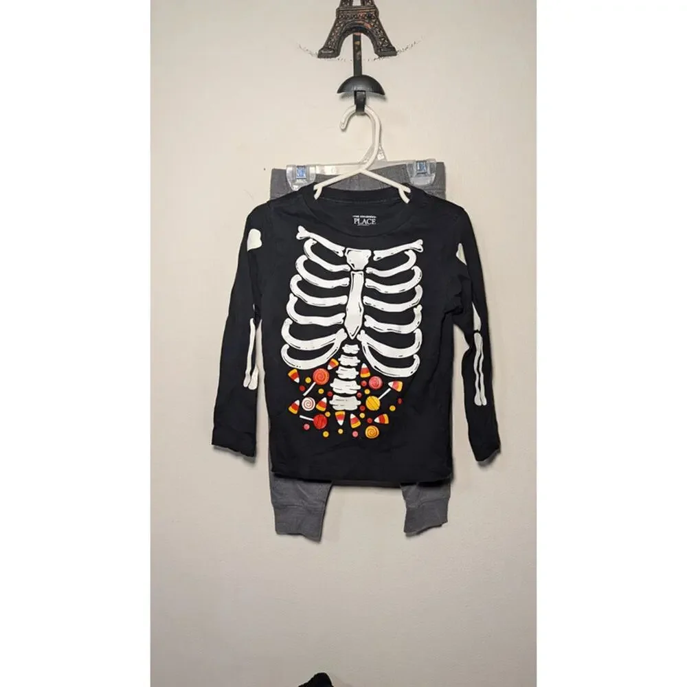 Boys Size 3T Children's Place Halloween T-shirt + Garanimals Gray Sweatpants - Picture 2 of 8